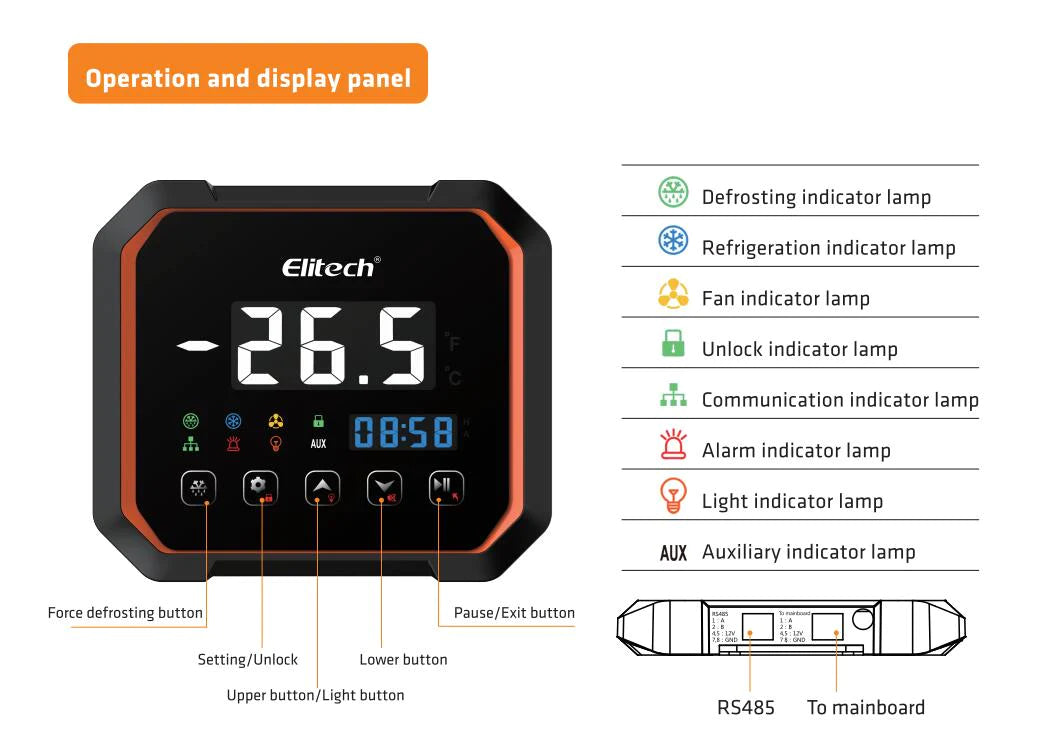 Quadro elettrico Elitech LS200 WiFi